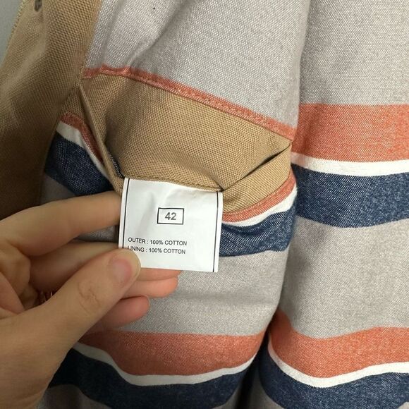 Peter Christian tan cotton canvas barn coat 42 - Picture 5 of 10